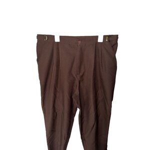 Liz Baker Essentials womans plus size pants size 22W brown career high rise
